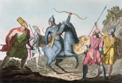 Military Costumes of the Arsacide Dynasty, 1821 by Carlo Botticelli